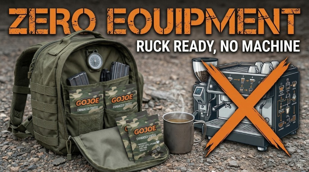 Zero equipment – ruck ready, no machine